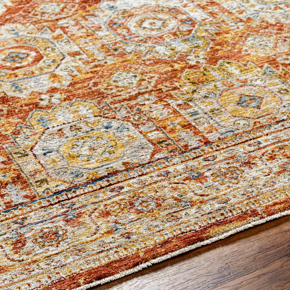Surya Mona Lisa 10&#39; x 14&#39; Brick Red, Mustard, Tan, Sage, Dark Blue, Olive and Burgundy Area Rug, , large