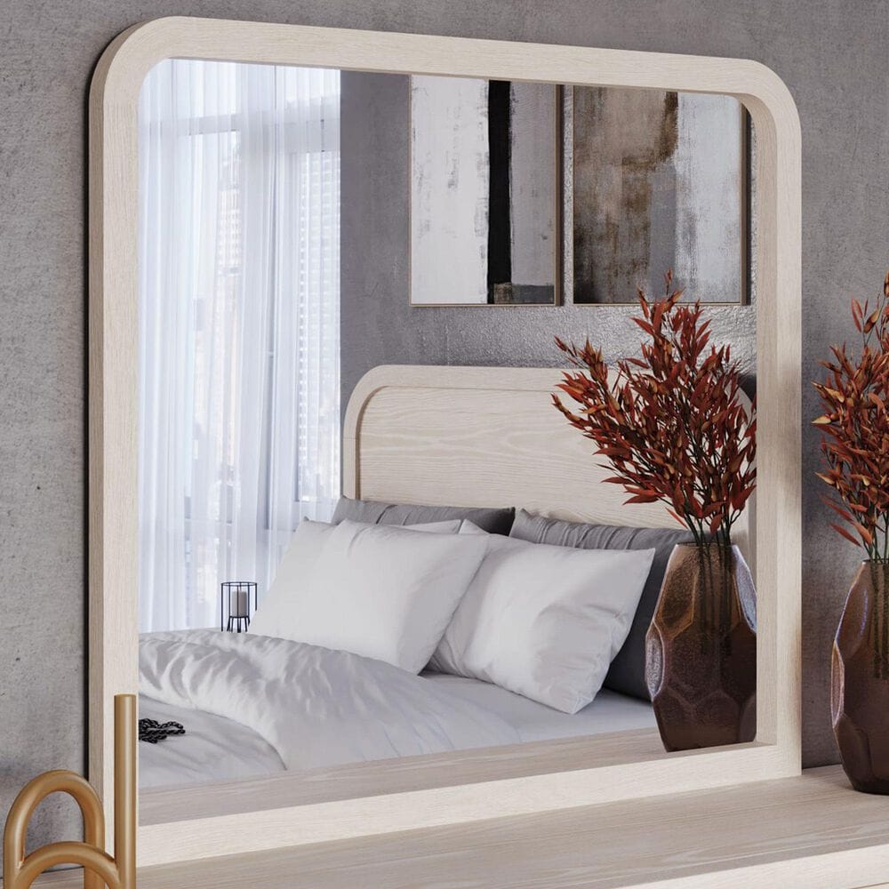 Urban Home Drake Dresser Mirror in Sugar, , large