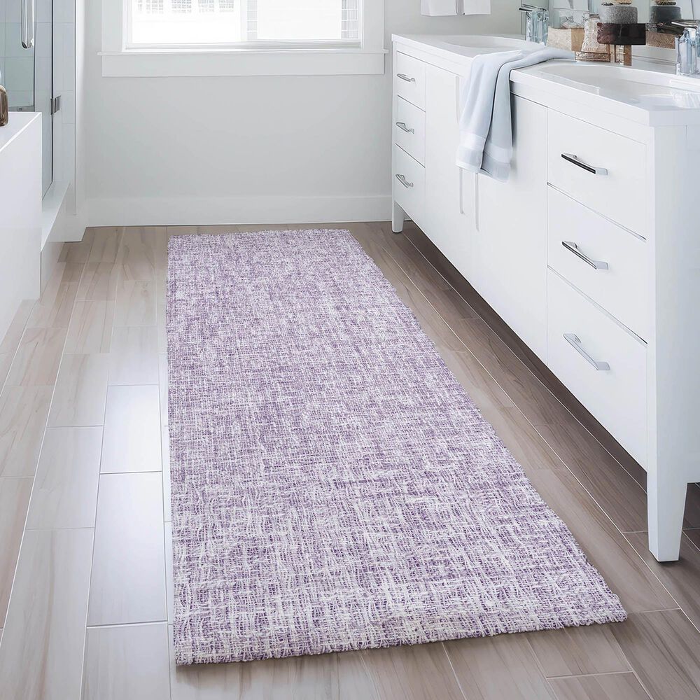 Dalyn Rug Company Voyage VY1 Lavender 2'3" x 7'6" Runner, , large