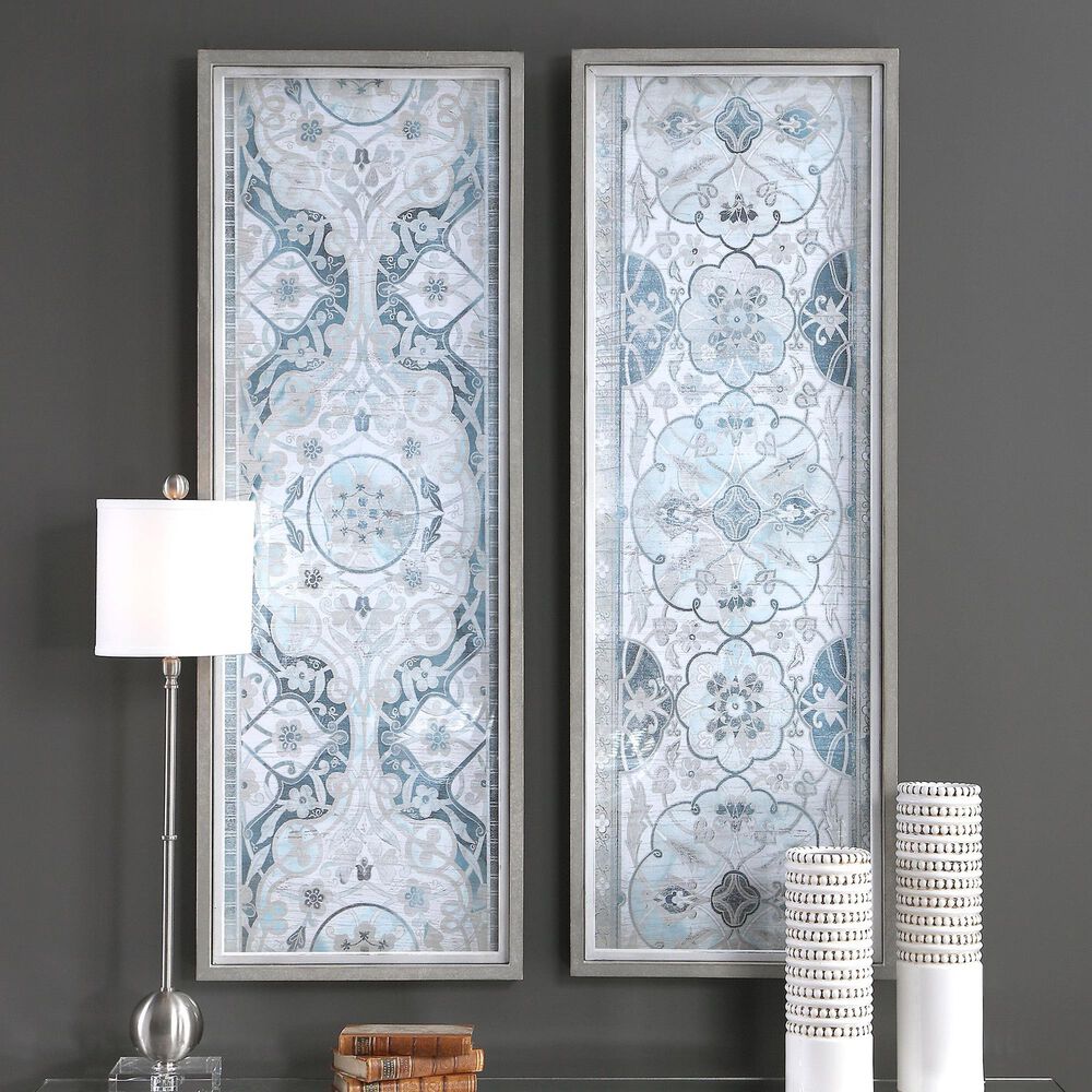 Uttermost Vintage Persian Panels Framed Print (Set of 2), , large