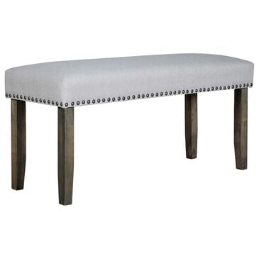 New Heritage Design Julius Dining Bench in Walnut Brown, , large