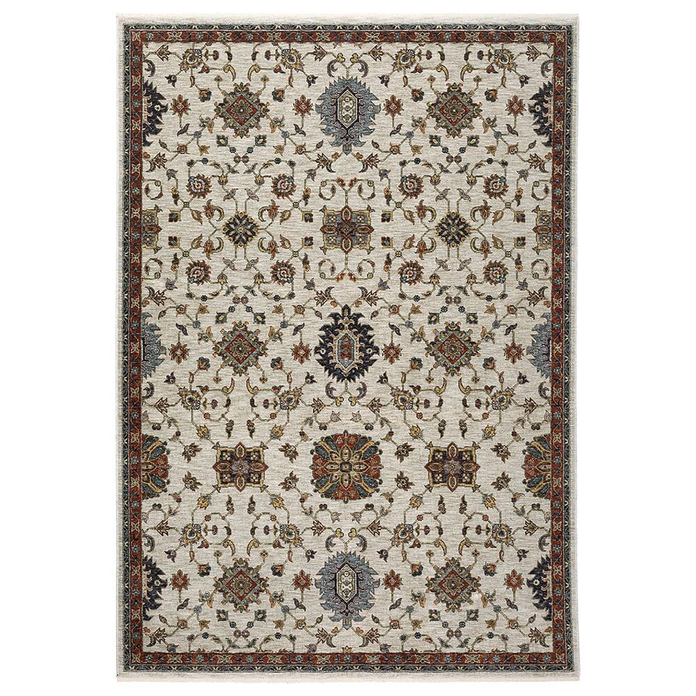 Oriental Weavers Aberdeen Garden 2" x 3" Ivory Area Rug, , large
