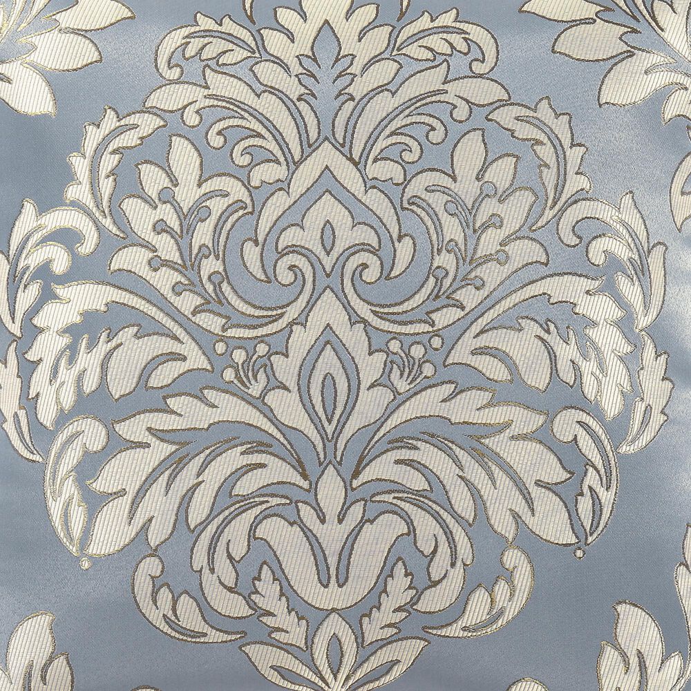 J. Queen New York Lorenzo 20&quot; Square Throw Pillow in Cream and Blue, , large
