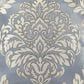 J. Queen New York Lorenzo 20" Square Throw Pillow in Cream and Blue, , large