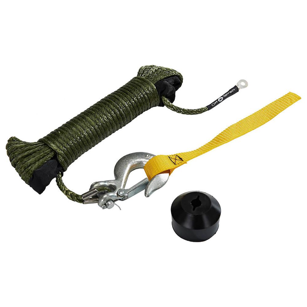 Off Terrain Synthetic Winch Rope Kit 50ft x 0.1875in, , large