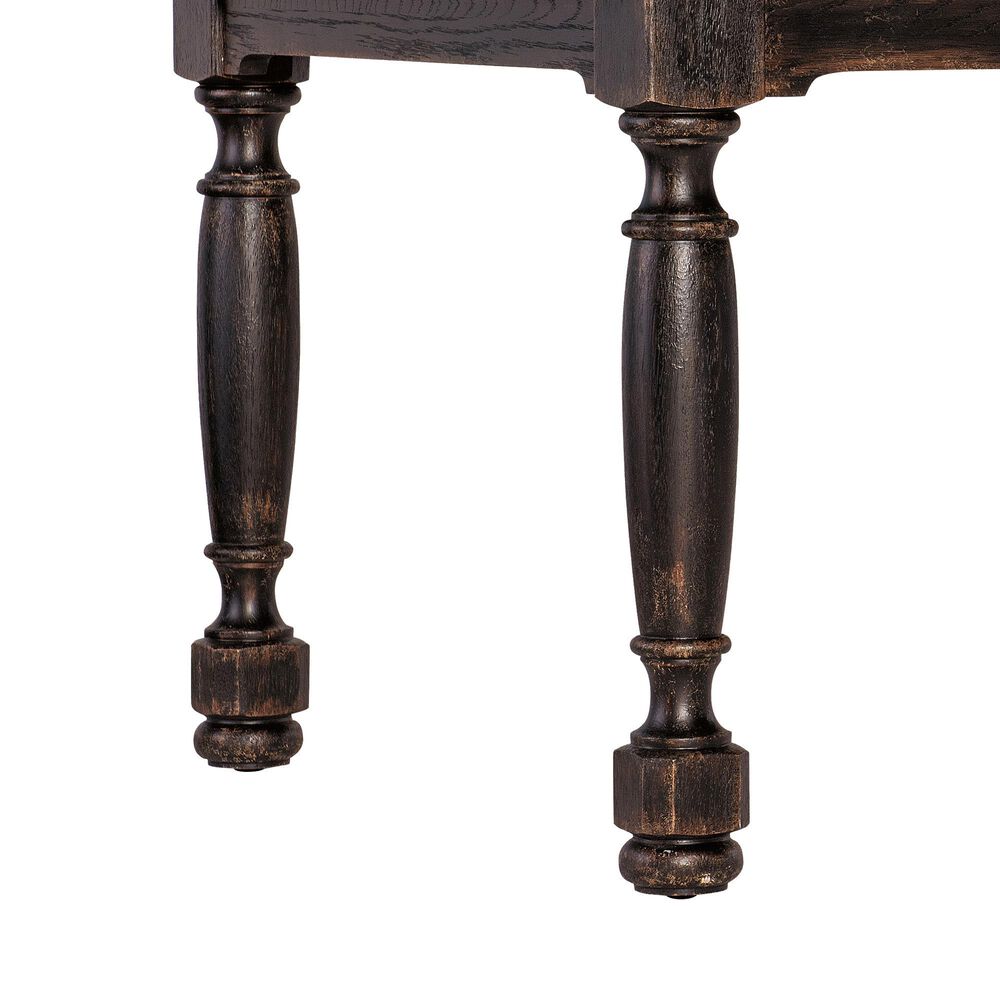 Hooker Furniture Americana Traditional Dining Table and 6 Chairs in Black, , large