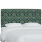 Rifle Paper Co Crafted by Cloth and Company Elly Twin Headboard in Bramble Emerald, , large