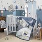 Lambs and Ivy Pooh Bear Wall Decal in Blue and Beige, , large