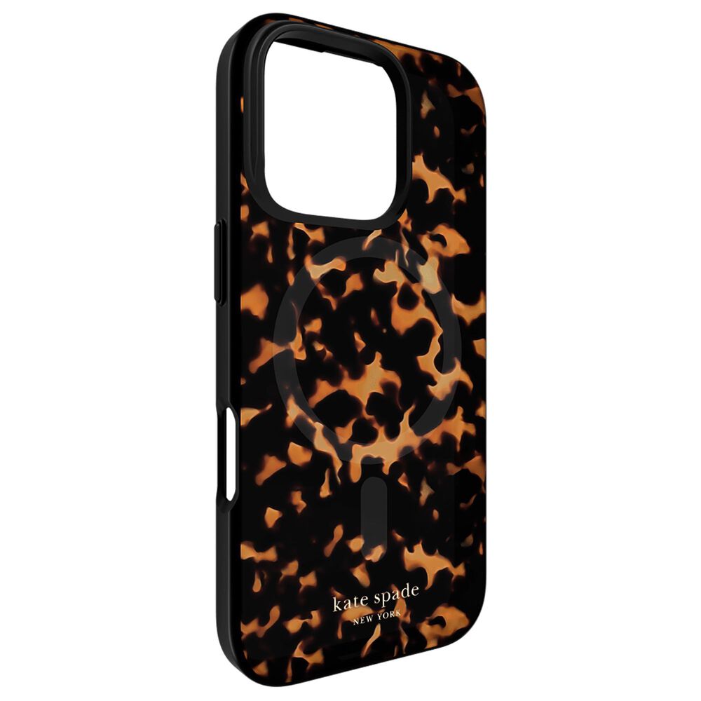 Kate Spade Protective MagSafe Case for Apple iPhone 16 Pro in Tortoise, , large