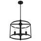 Hunter Astwood 18" 4-Light Chandelier in Matte Black, , large