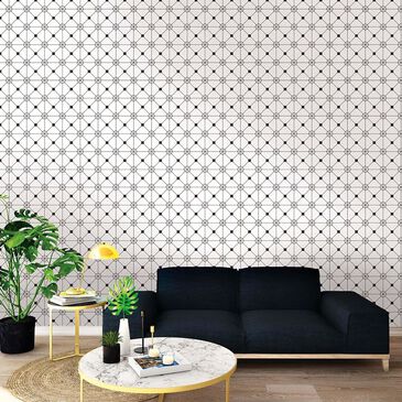 Tempaper Zodiac Black & White Peel and Stick Wallpaper, , large