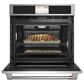 Cafe 2-Piece Kitchen Package with 30" Smart Built-In Convection Single Wall Oven and 36" Electric Cooktop in Stainless Steel, , large