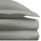 HiEnd Accents Medallion Matelasse 3-Piece Queen Duvet Cover Set in Gray, , large