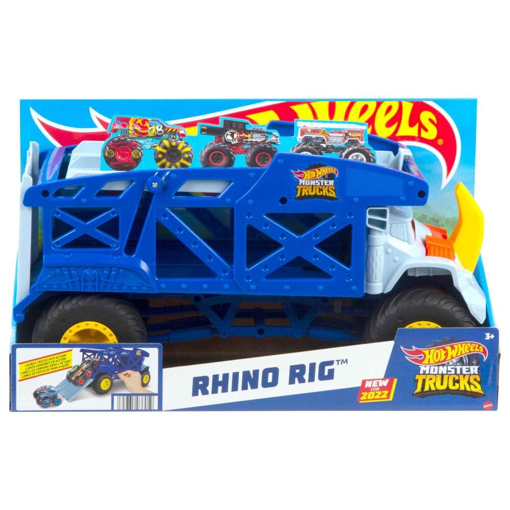 Hot Wheels Rhino Hauler Monster Mover Toy Vehicle in Multicolor, , large