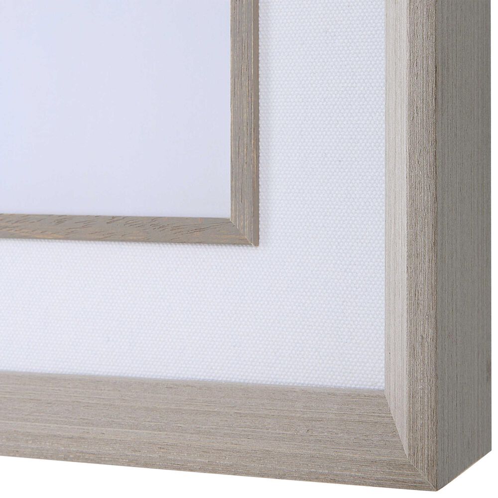 Uttermost Mist Shapes 25&quot; x 25&quot; Framed Print in Blue and Gray &#40;Set of 2&#41;, , large
