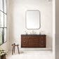 James Martin Vanities Amberly 48" Single Bathroom Vanity in Walnut with 3 cm Charcoal Soapstone Quartz Top and Rectangular Sink, , large