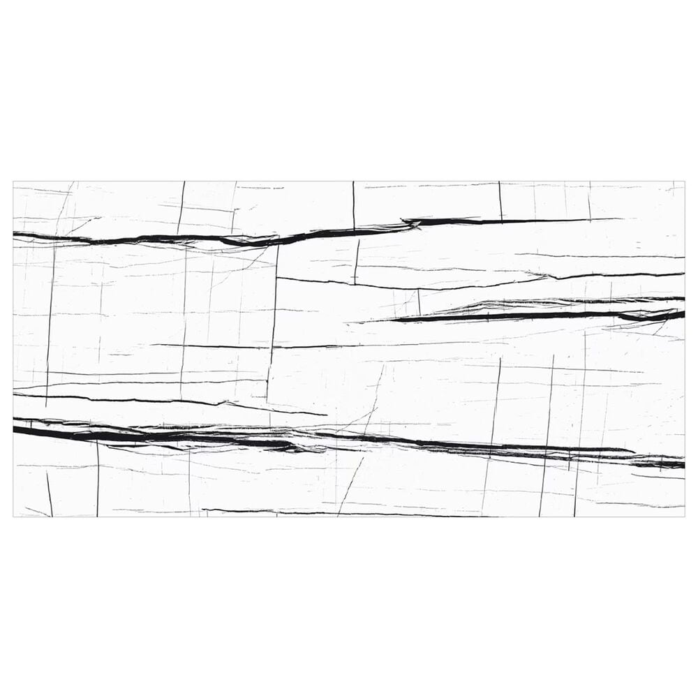 Soho Studio Luna Sahara White 24" x 48" Polished Porcelain Tile, , large