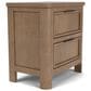 Riverside Furniture Jaxon 2-Drawer Nightstand in Casual Mink, , large