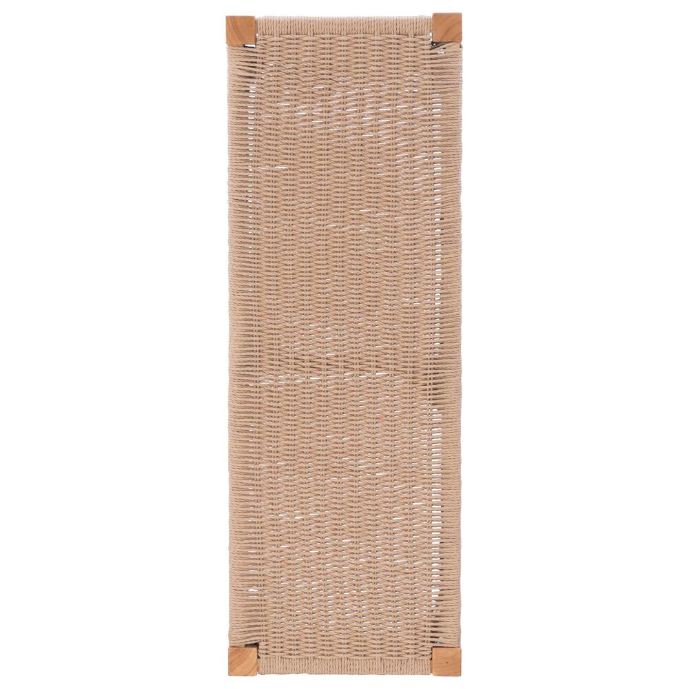 Linon Home Decor Cadence Bench with Woven Rope Seat in Natural, , large