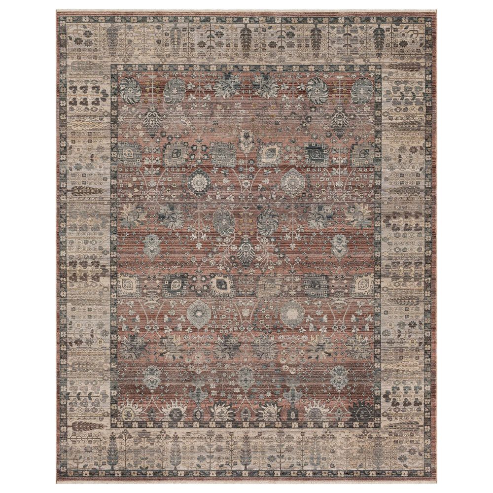 Karastan Echo Tesorino 7"10" x 10"3" Pudra Area Rug, , large