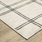 ROW by Oriental Weavers Hunter Plaid Beige and Black 5"3" x 7"6" Area Rug, , large