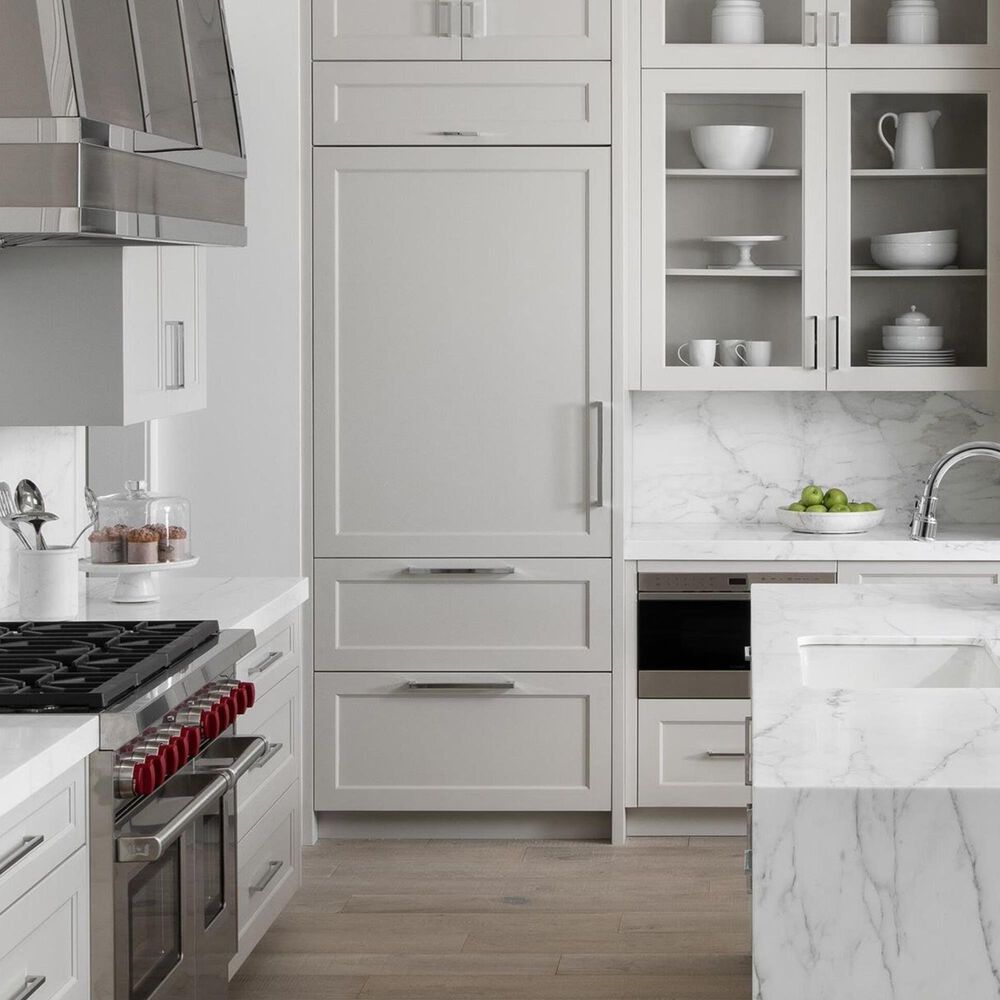 Sub Zero Designer 19.6 Cu. Ft. Over and Under Refrigerator with Left Hinge in Panel Ready, , large