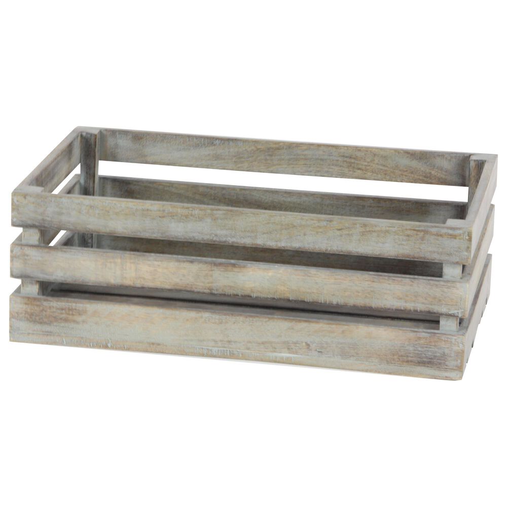 Maple and Jade Farmhouse Wood Tray in Brown &#40;Set of 3&#41;, , large