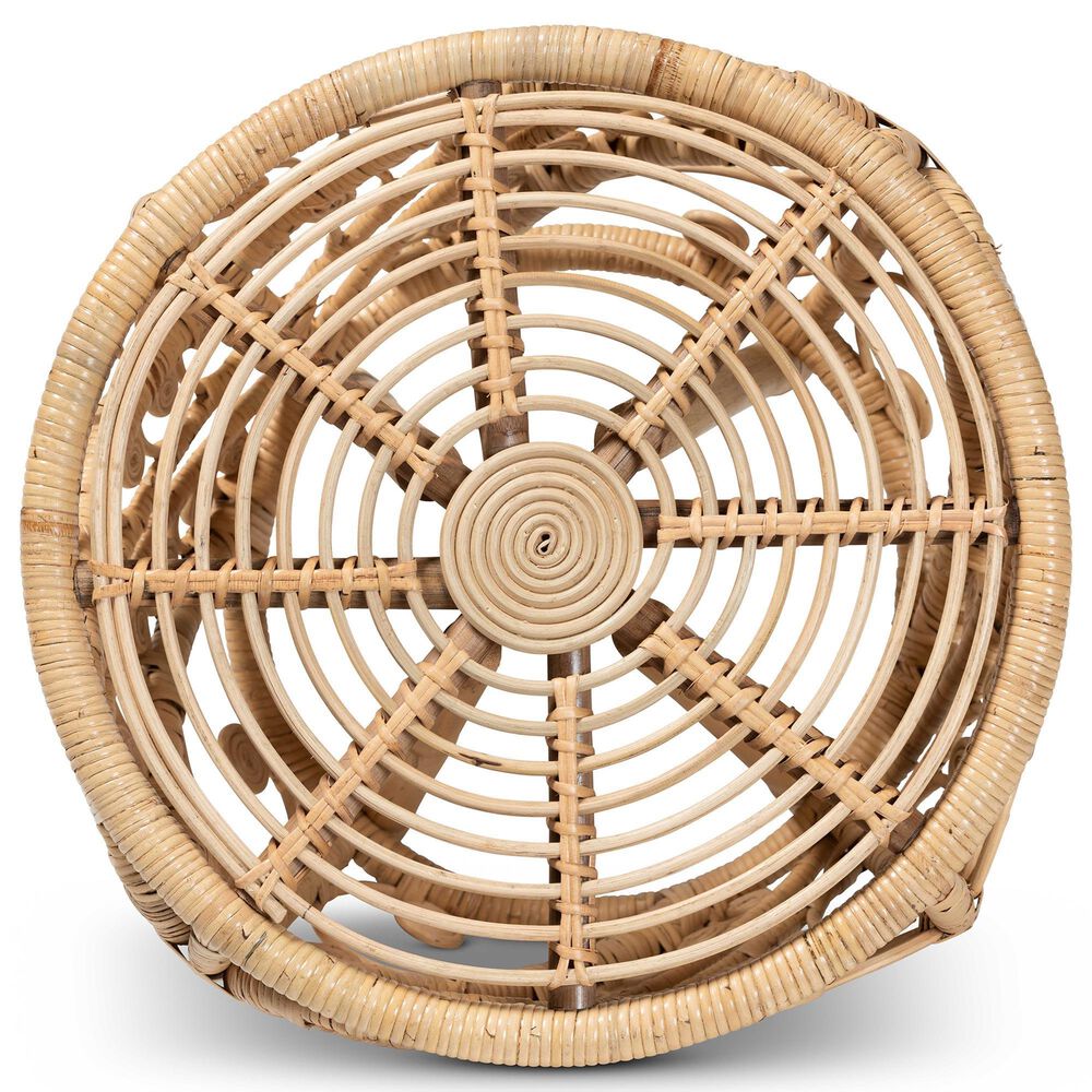 Baxton Studio Saranna End Table in Natural Brown, , large