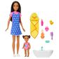 Barbie Bath Friend Babysitter Playset, , large