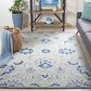 Safavieh Micro-Loop MLP387F 4" x 6" Gray and Blue Area Rug, , large