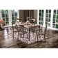 Furniture of America Alford Side Chair in Natural Elm and Bronze (Set of 2), , large