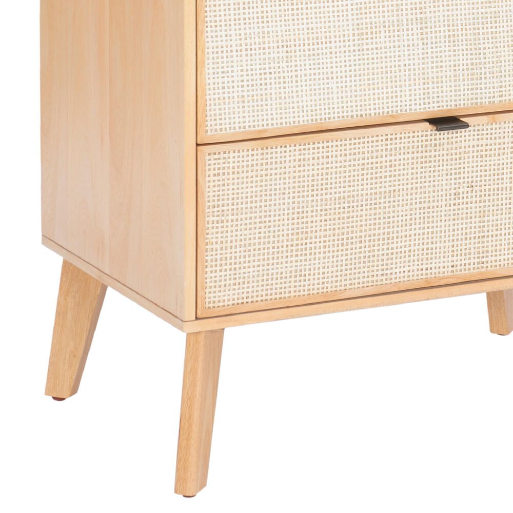Linon Home Decor Collett 5-Drawer Chest in Natural, , large