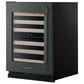 KitchenAid 24" Undercounter Wine Cellar with Full-Extension Wood-Front Racks and Left Hinge in Juniper Green, , large