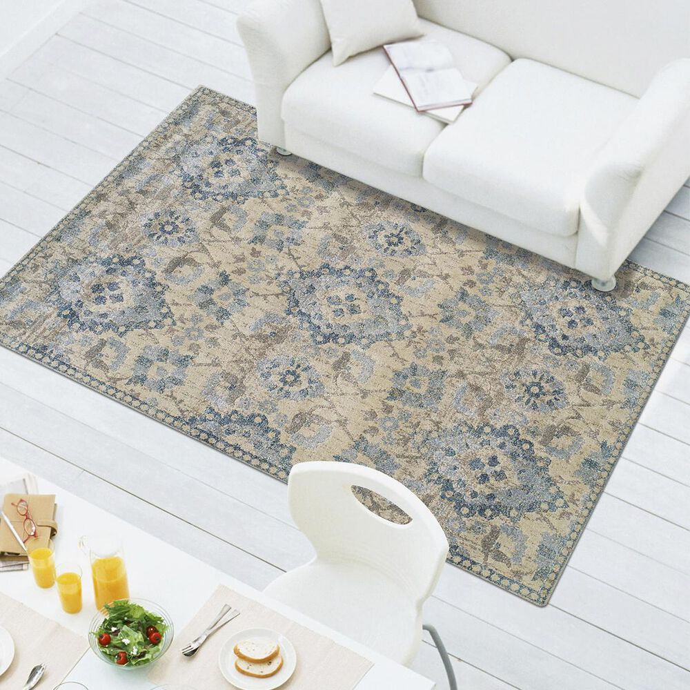 Dalyn Rug Company Antigua AN5 9"5" x 13"2" Linen Area Rug, , large