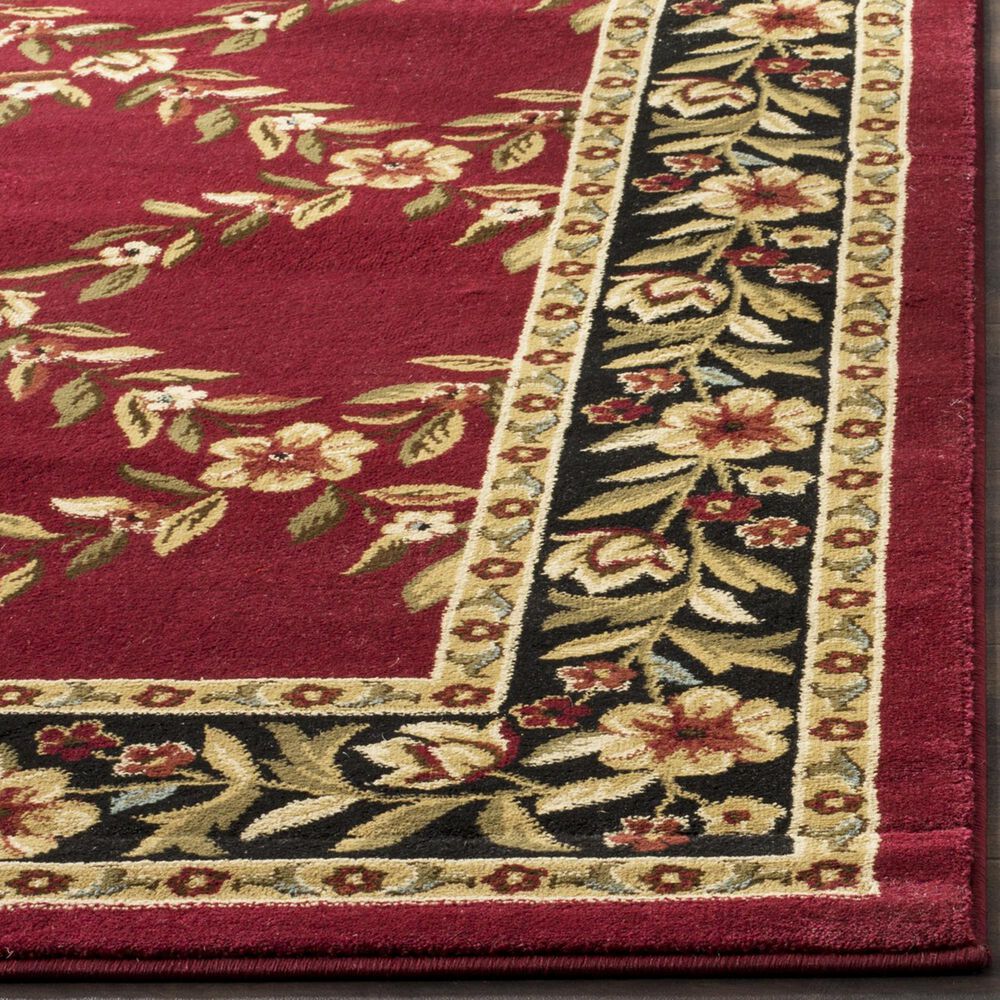 Safavieh Lyndhurst 4&#39; x 6&#39; Red and Black Area Rug, , large