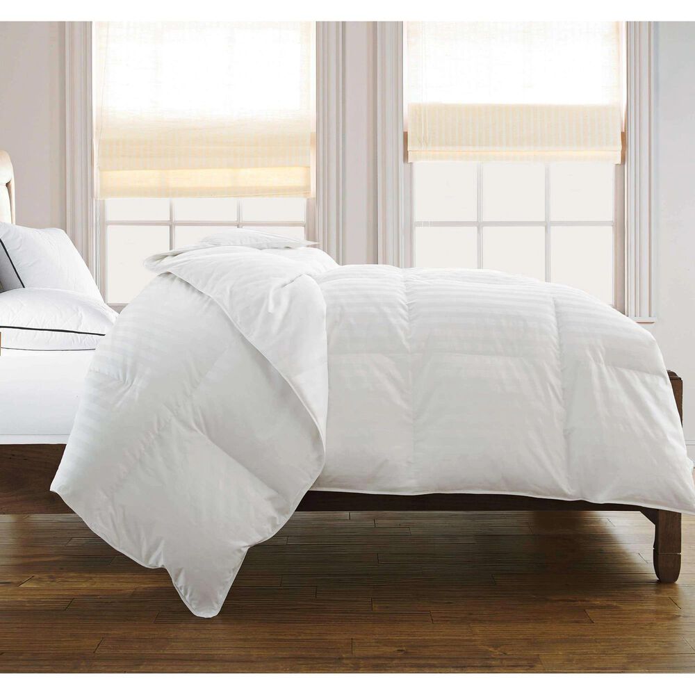 Blue Ridge Home Fashions 500 Thread Count Twin Down Alternative Comforter in White, , large