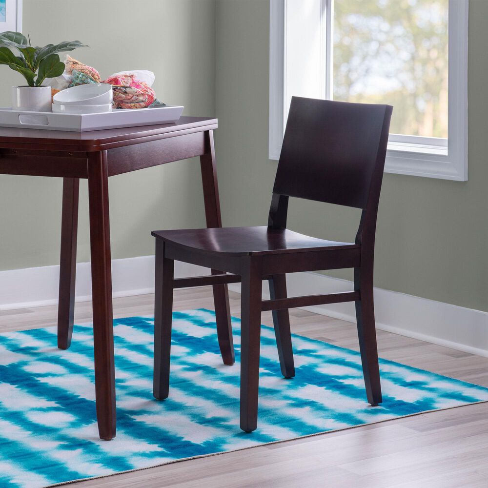 Linon Home Decor Devin Side Chair in Brown, , large