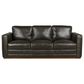 Sienna Designs Leather Stationary Sofa in Westerwood Smoke, , large
