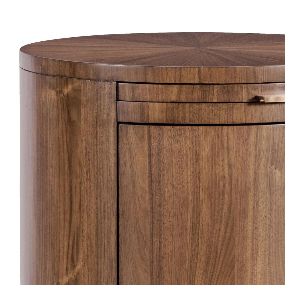 Hooker Furniture Eleana Round Nightstand in Light Caramel, , large