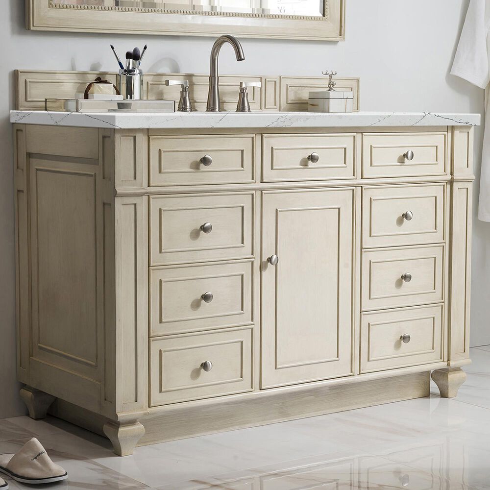 James Martin Bristol 48" Single Bathroom Vanity in Vintage Vanilla with