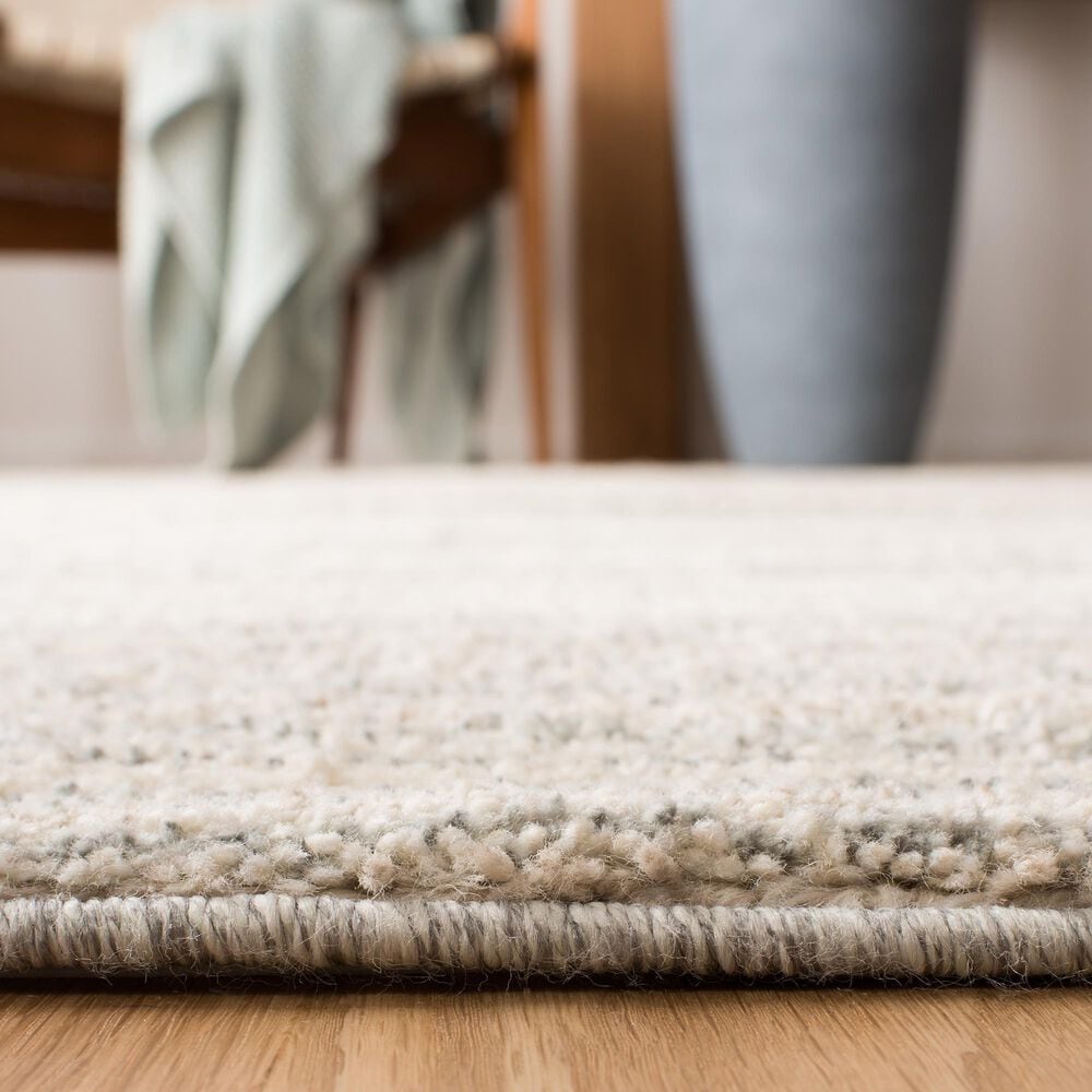 Safavieh Martha Stewart Lucia Shag MSR0787F 5&#39;1&quot; x 7&#39;6&quot; Light Grey and White Area Rug, , large