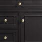 James Martin Vanities Lorelai 36" Single Vanity in Black Onyx with 3 cm Parisien Bleu Quartz Top, , large