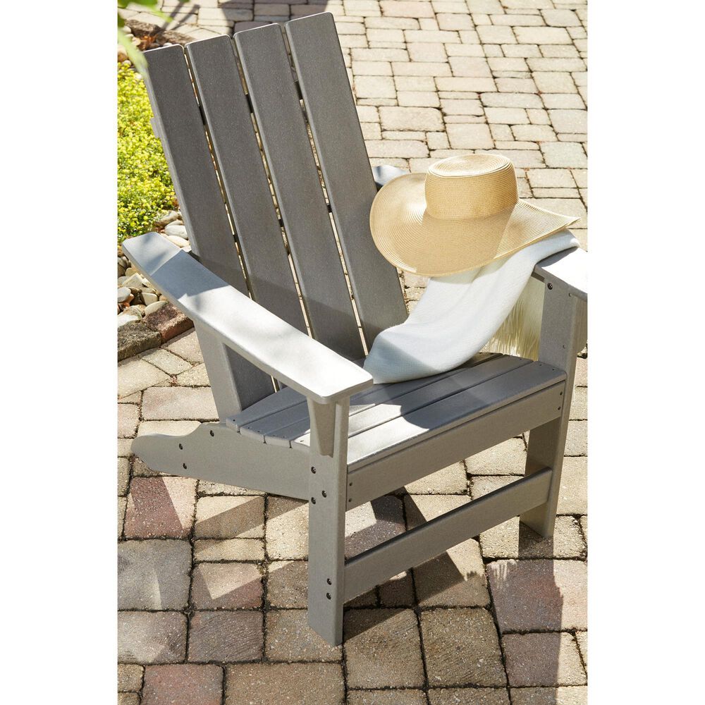 Ashley Visola Adirondack Chair in Gray, , large
