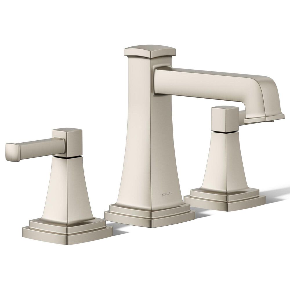Kohler Riff Widespread Bathroom Sink Faucet in Vibrant Brushed Nickel, , large