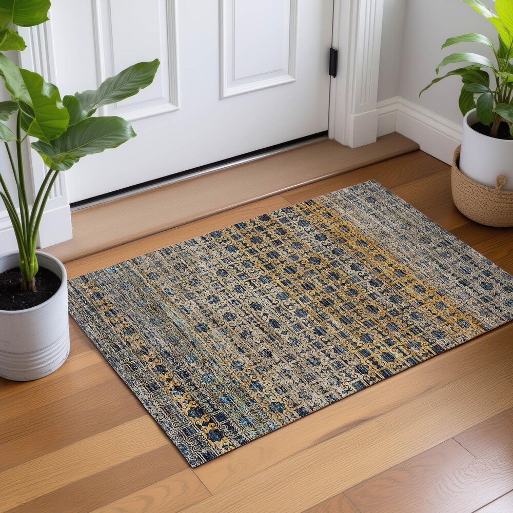 Dalyn Rug Company Vico VC5 Navy 2'6" x 3'10" Area Rug, , large
