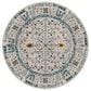 Amer Rugs Montana 7"6" Round Ivory and Yellow Area Rug, , large