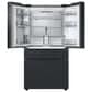 Samsung Bespoke Bespoke 23 Cu. Ft. Counter Depth 4-Door French Refrigerator with Family Hub and Top Left Panel in Charcoal Glass and Matte Black Steel Middle and Bottom Panels, , large