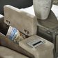 Ashley Next-Gen DuraPella Power Reclining Loveseat with Console in Sand, , large