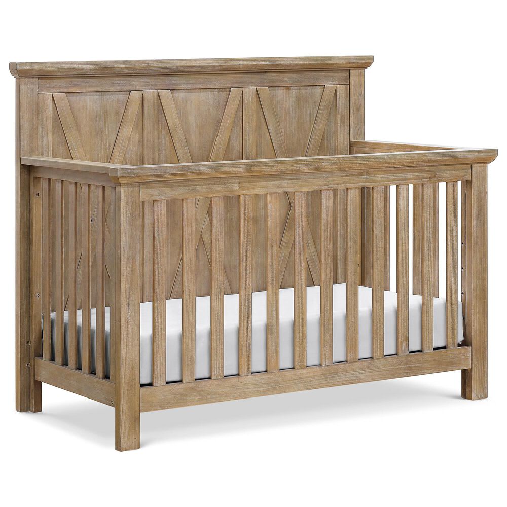 DaVinci Emory Farmhouse 4-in-1 Convertible Crib in Driftwood, , large