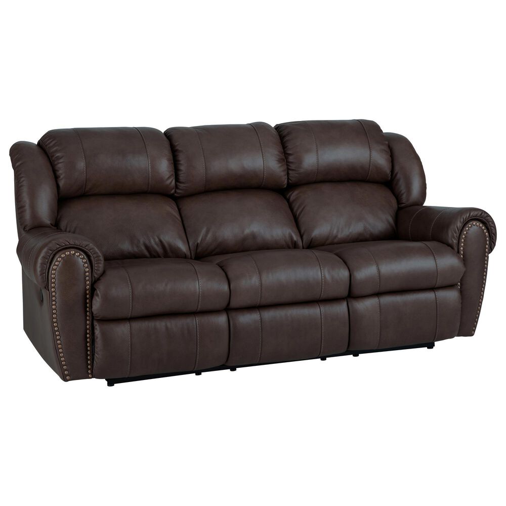 HomeStretch Laredo Power Sofa in Stetson Dark Brown, , large